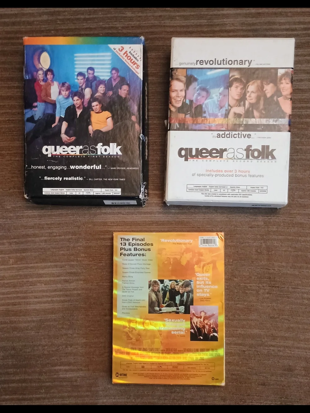 Queer as Folk DVD Box Set - Black, White & Gold Covers